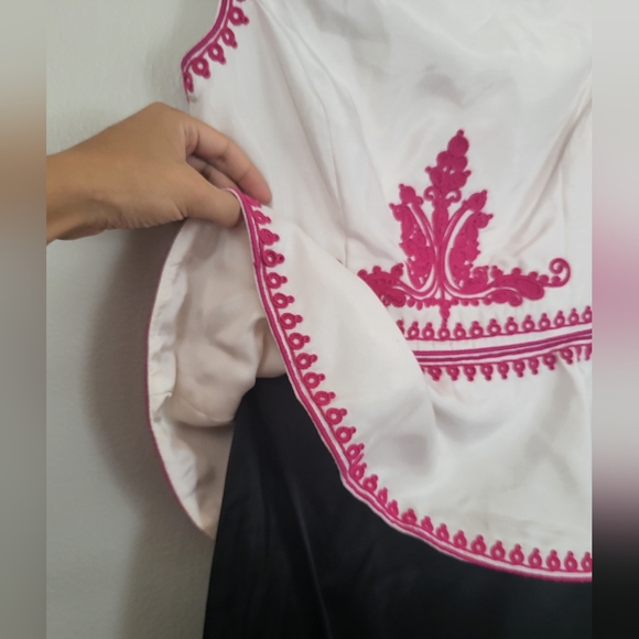 Vintage Pearl of Marchesa Cord Soutache Peplum Mini Dress - Picture 9 of 11